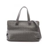 Bottega Intrecciato 2Way Gray