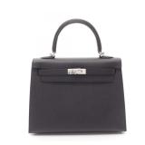 Hermes Kelly 25 Epsom Black 2Way