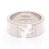 Fendi FF Logo Ring Stainless Steel