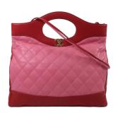 Chanel 31 Medium 2WAY Pink Red