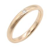 Tiffany Band Ring 1PD K18PG