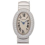 Cartier Mini Baignoire WB5095L2 K18WG Diamond