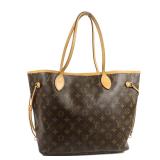 LV Neverfull MM Cerise Monogram
