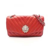 Chanel Chevron V-Stitch Lion Red