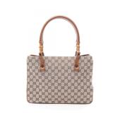 Gucci Bamboo GG Canvas Tote