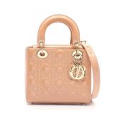Dior Lady Dior Small Pink Patent