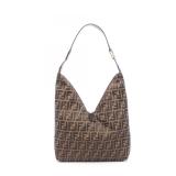 Fendi Zucca Shoulder Brown