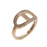 Hermes Chaine D'ancre Contour K18PG Ring