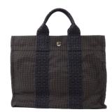 Hermes PHW Herline Tote Gray