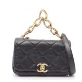 Chanel Mini Matelasse 2Way Black