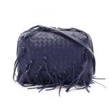Bottega Intrecciato Shoulder Navy