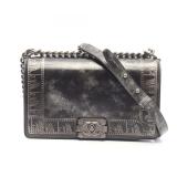 Chanel Boy Chanel ASH Black Silver