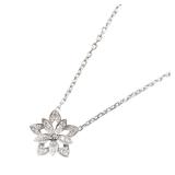 VCA Lotus Diamond Mini Necklace WG
