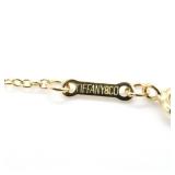 Tiffany Open Heart Necklace K18