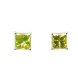 Treated Diamond K18WG Earrings