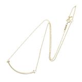 Tiffany T Smile Small Necklace 18K Yellow Gold
