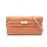 Hermes Kelly To Go Gold Brown