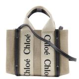 Chloe Mini Woody 2Way Beige Blue