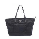 Prada Vela Tote Black