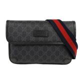 Gucci GG Supreme Waist Bag Black