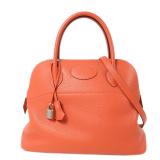 Hermes Bolide 31 PHW Rouge Pivoine