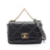 Chanel 19 Matelasse 2Way Black