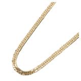 K18YG 6 Men W Kihei Necklace 40cm