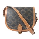 Celine Folco Medium GHW Brown