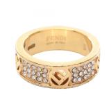 Fendi F Logo Ring GP
