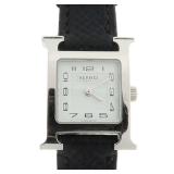 Hermes H Watch Mini HH1.110 SS White