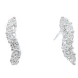 K18WG Diamond Earrings