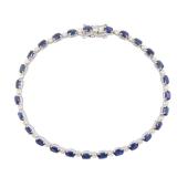 Sapphire Diamond Bracelet K18WG