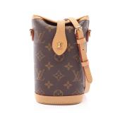 LV Fold Me Pouch Monogram Brown