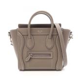 Celine Luggage Nano Shopper Gray
