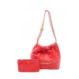 Chanel 22 Small Red GHW