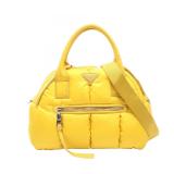 Prada Bomber Handbag Yellow