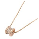 Bvlgari B.zero1 Diamond K18PG Necklace
