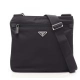 Prada Triangle Logo Black