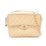 Chanel Chain Bag Beige GHW