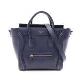 Celine Luggage Nano Shopper Navy