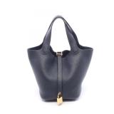 Hermes Picotin Rock PM Navy Bag