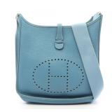 Hermes Evelyne 2 PM SHW Blue Jean