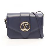LV Pont 9 Shoulder Blue Nuit