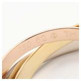 Cartier Trinity Ring Tri-Color K18