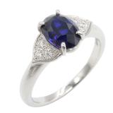 Jewelry Sapphire Diamond Ring K18WG