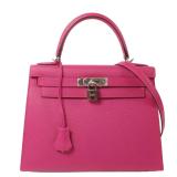 Hermes Kelly 28 PHW Rose Purple
