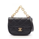 Chanel Matelasse 2 Way Lambskin Black