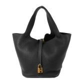 Hermes Picotin MM GHW Noir