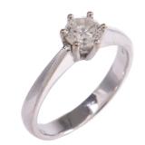 Diamond Ring K18WG White Gold