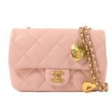 Chanel Heart Chain Flap AS3457 Pink